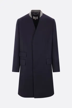 Single-breasted Cavalry Wool Coat