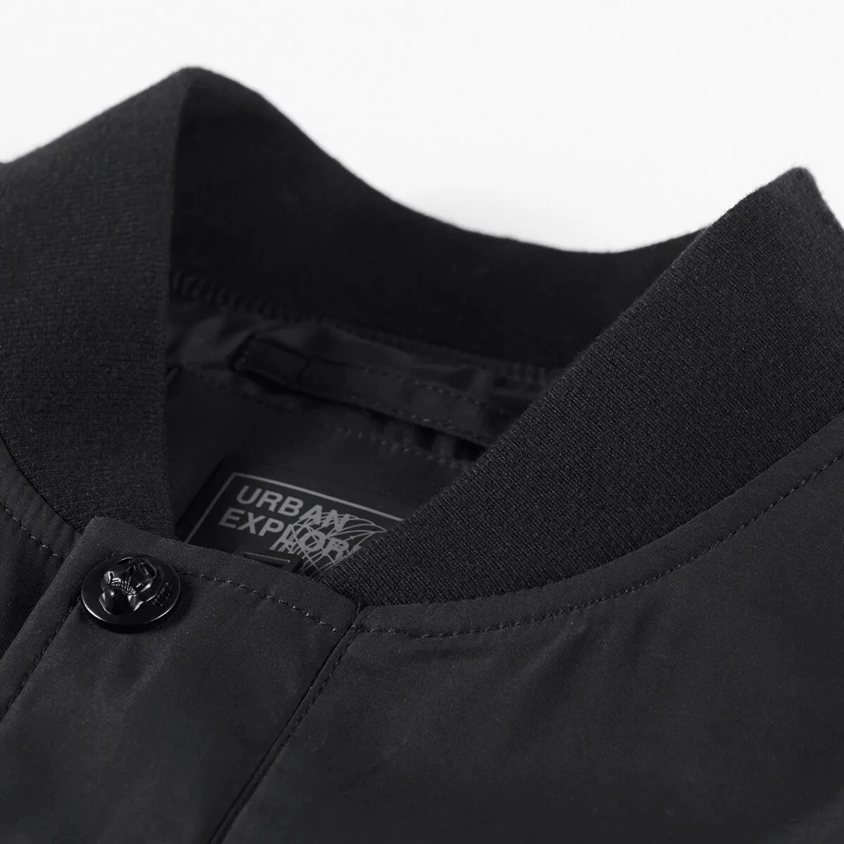 Stand Collar Skull Embroidery Tactical Bomber Jackets / Male Zipper Windbreaker