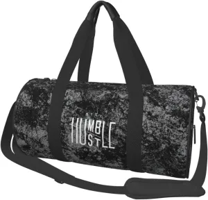 Stay Humble Hustle Hard Convertible Garment Bag with Shoulder Strap, Carry on Garment Duffel Bag for Men Women - Rolling Foldable for Travel Luggage Bags (Black)