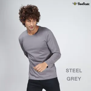 Steel Grey Full Sleeve T-Shirt