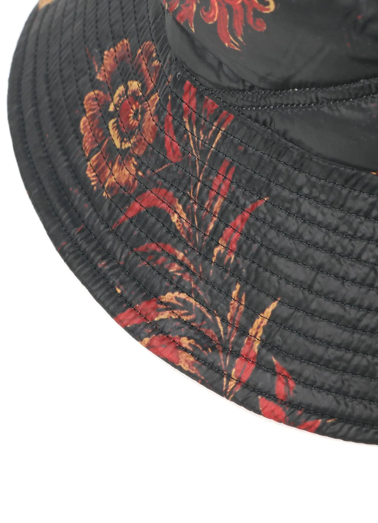 S'YTE x TAIONCollaboration Collection FLORAL PATTERN QUILTED DOWN BUCKET HAT