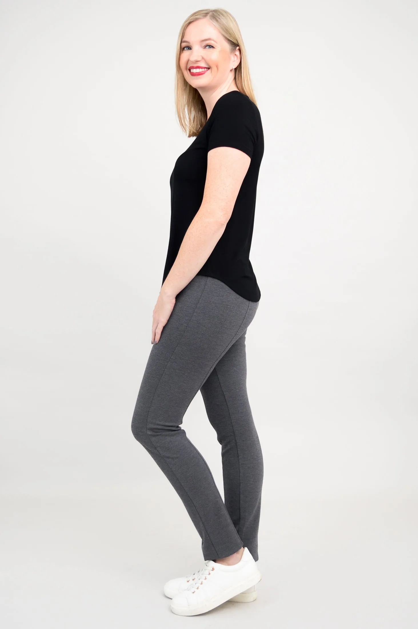Tessa Tee, Black, Bamboo