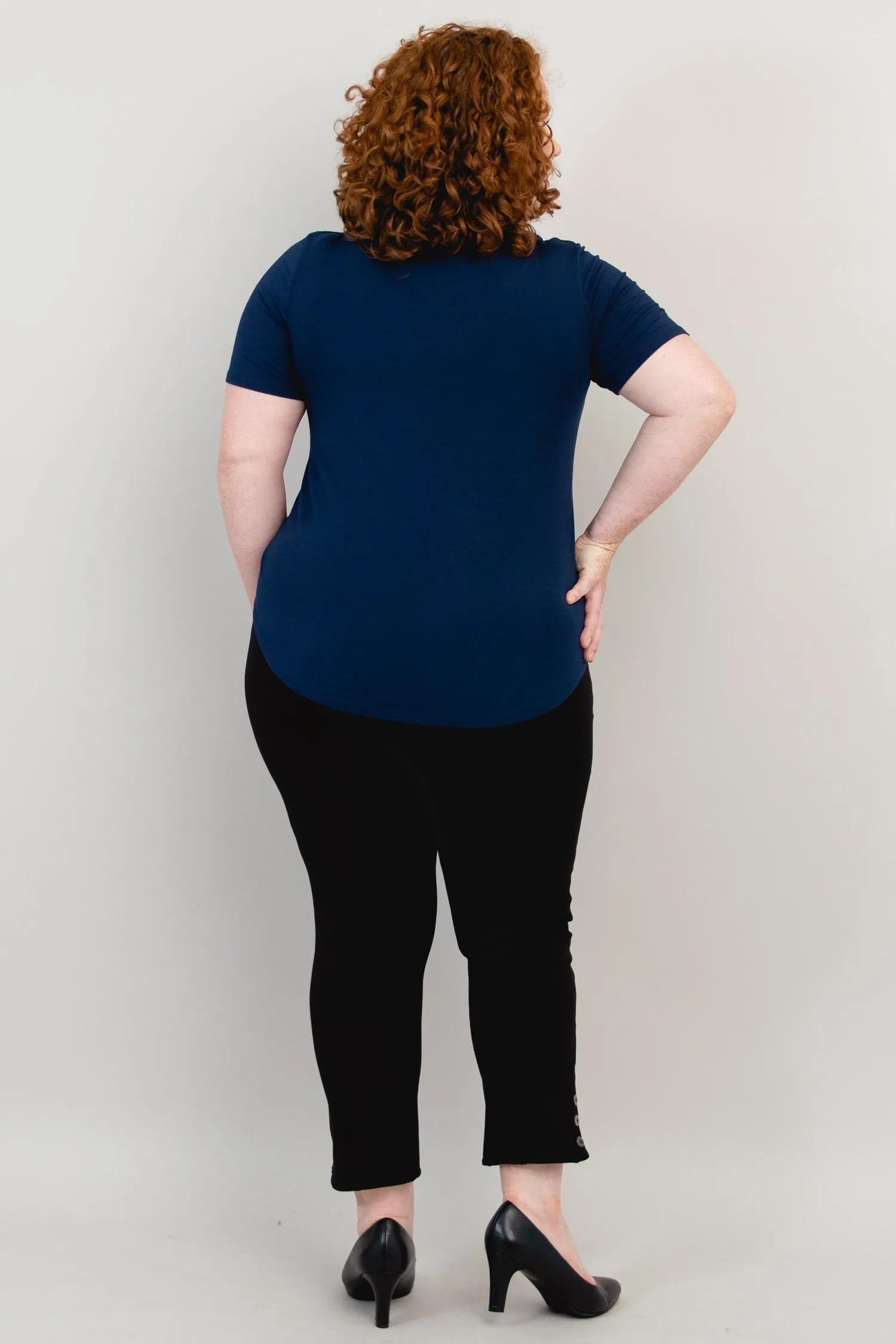 Tessa Tee, Indigo, Bamboo