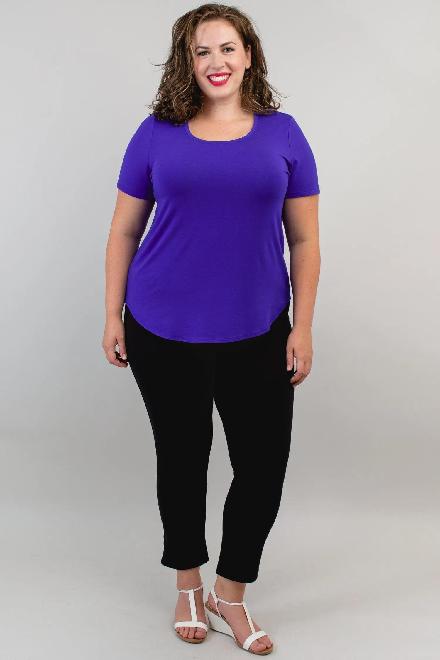 Tessa Tee, Violet, Bamboo