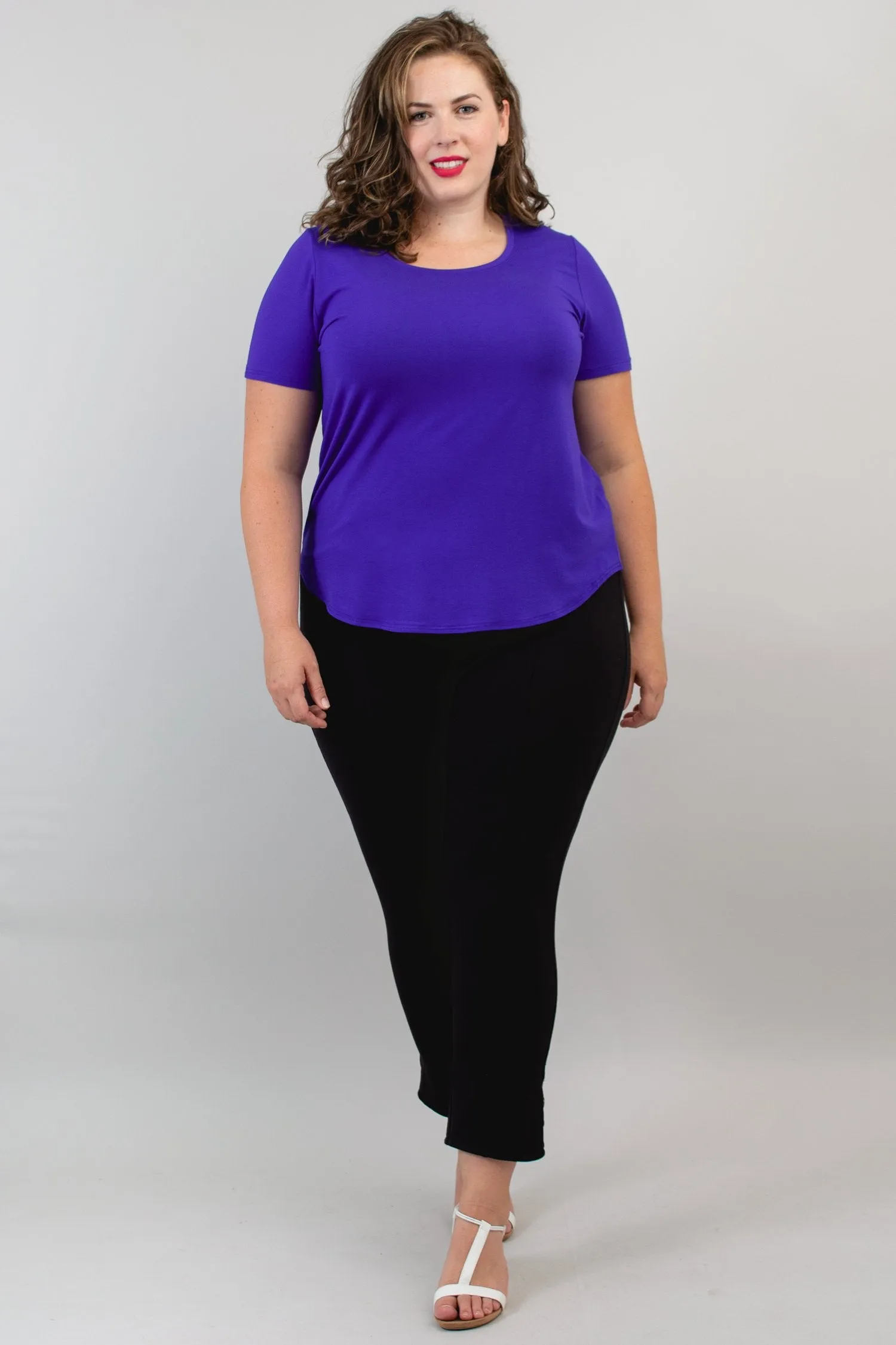 Tessa Tee, Violet, Bamboo