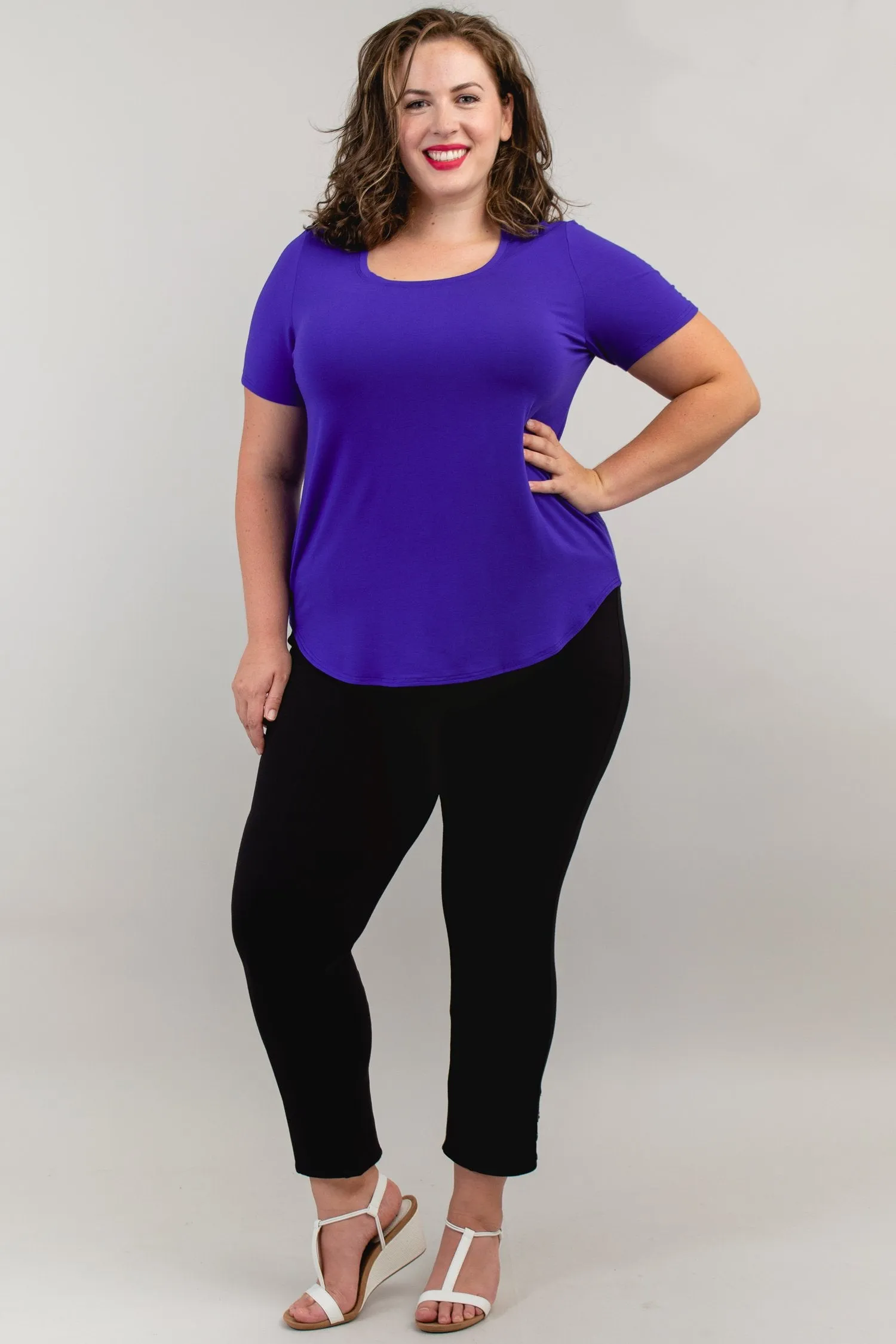 Tessa Tee, Violet, Bamboo
