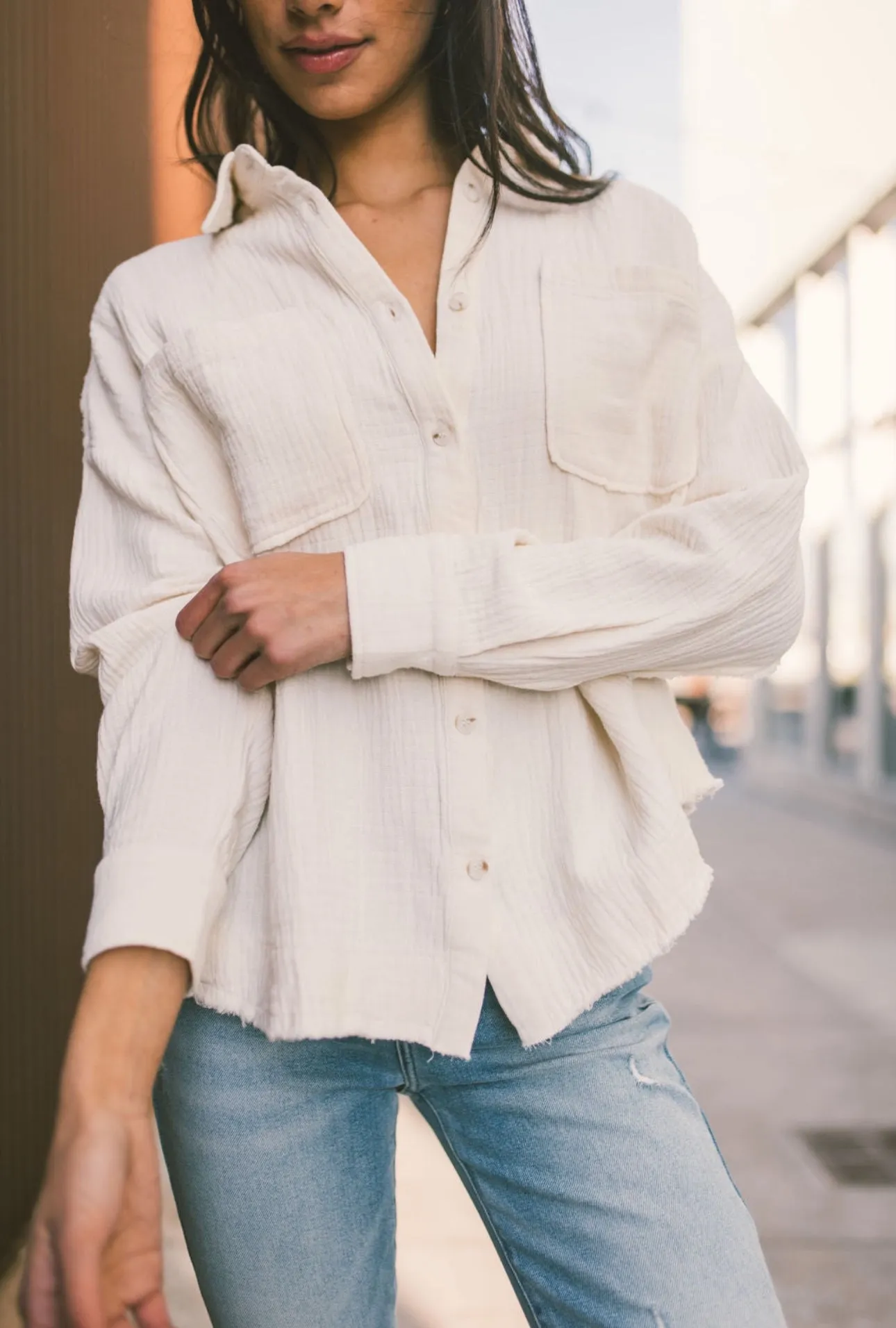 The Ultimate Button Down Top