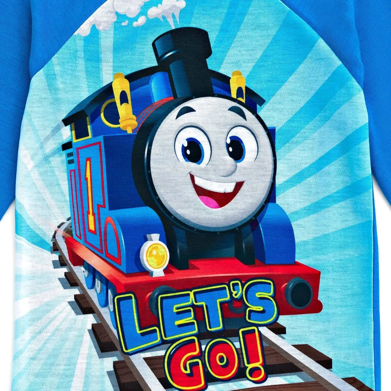 THOMAS & FRIENDS Pajama Shirt Pants and Slippers 3 Piece Sleep Set Toddler to Little Kid