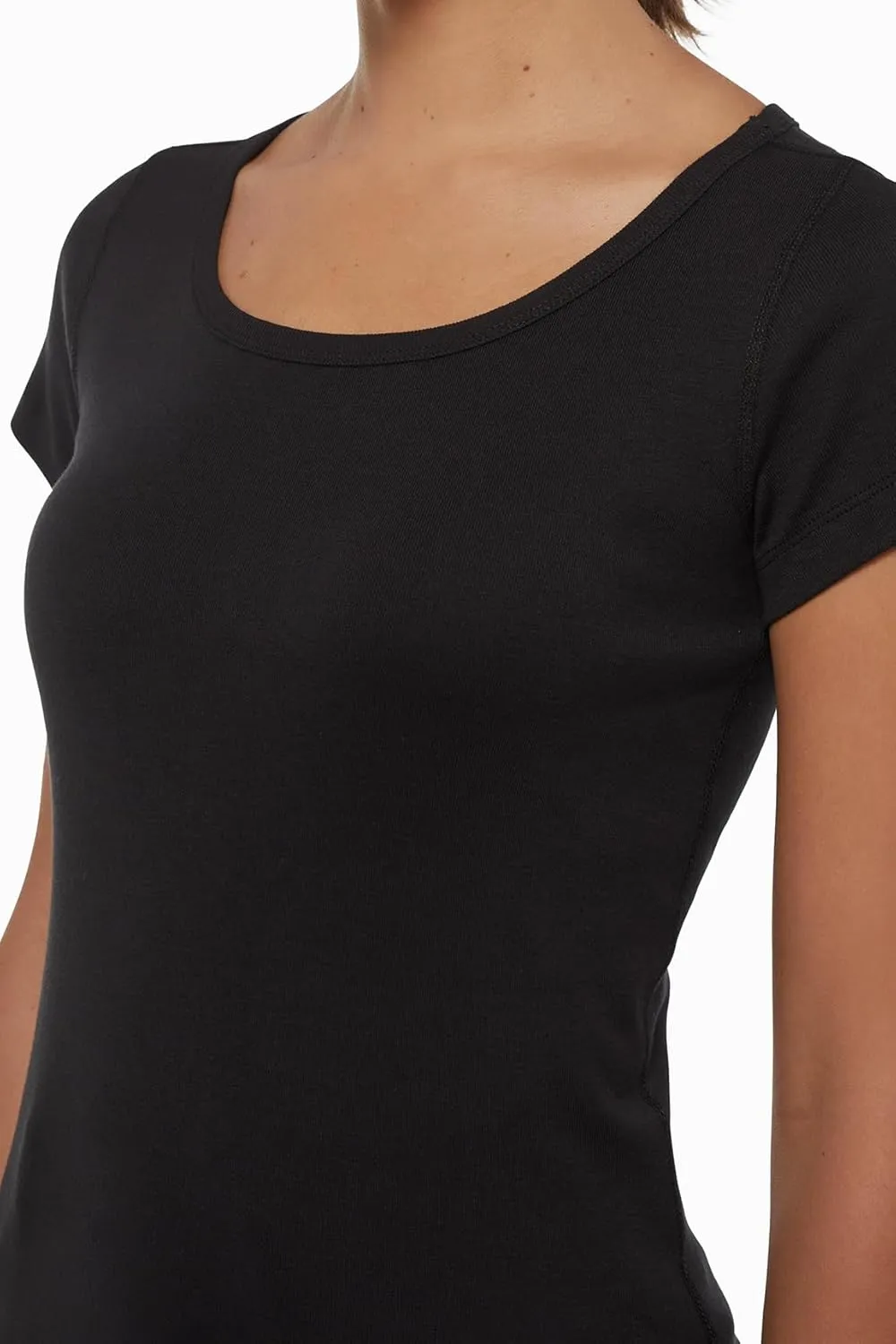 Three Dots Women's Short Sleeve Top