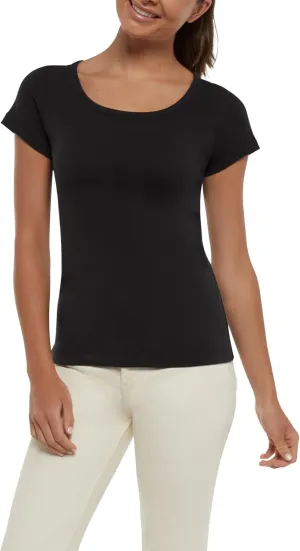 Three Dots Women's Short Sleeve Top