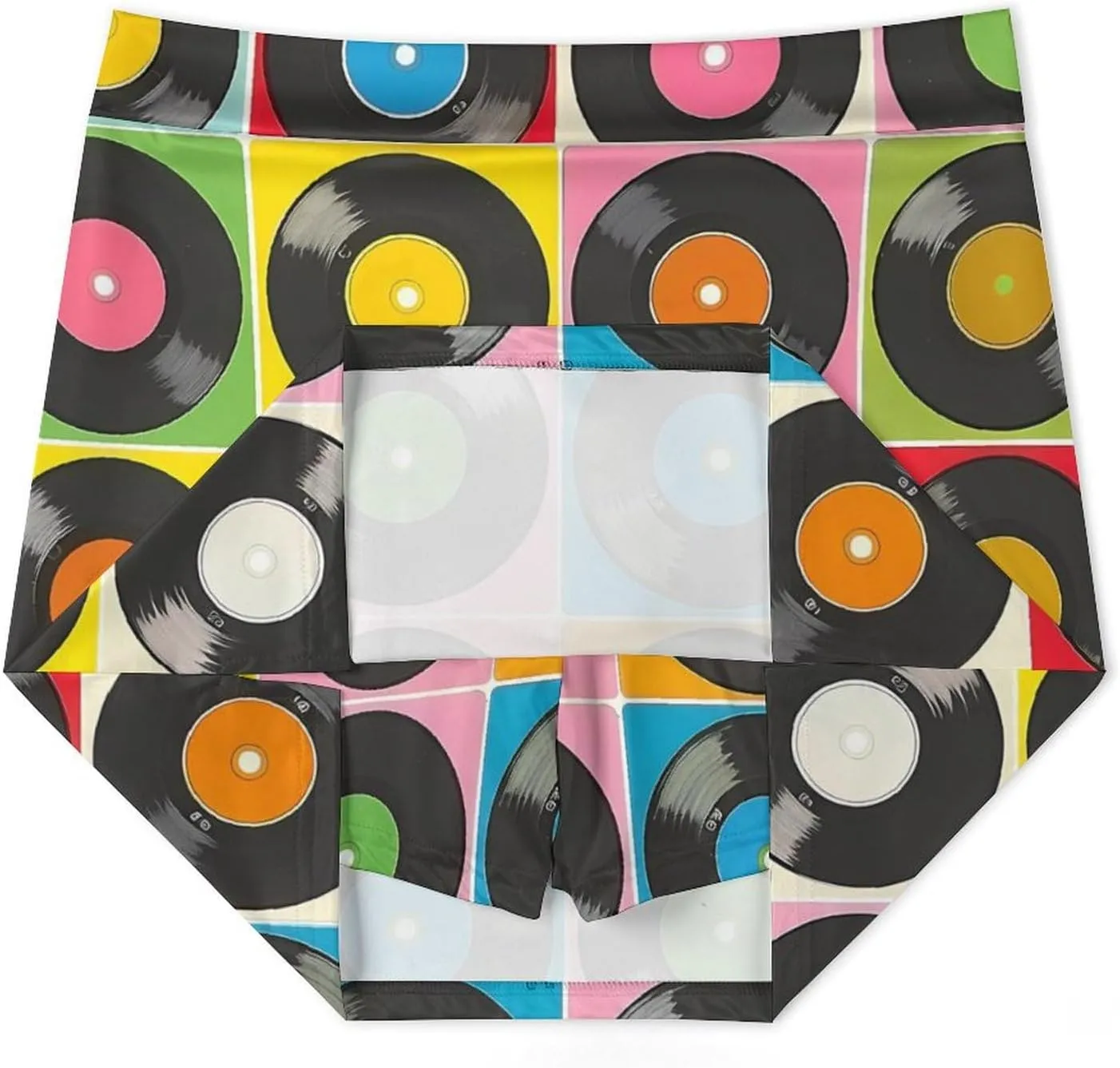Vinyl Record Collection Women's Skort Athletic Skirt Golf Skorts A-line Skirts with Built-in Shorts Pockets