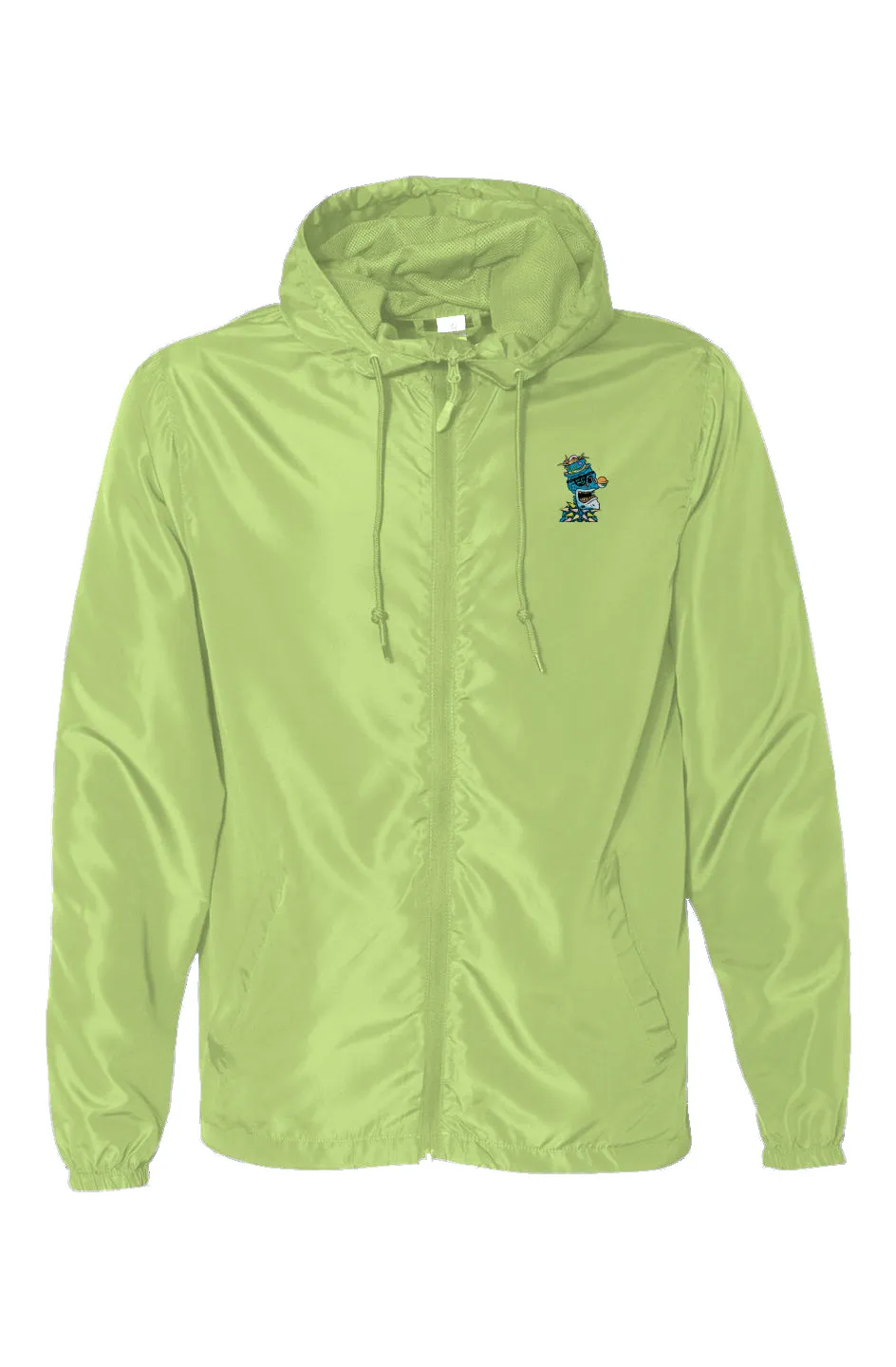 Water Resistant Lightweight Windbreaker feat Toxic Skulls Club #8398