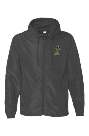 Water Resistant Lightweight Windbreaker feat Toxic Skulls Club #8794