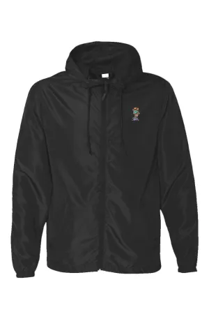 Water Resistant Lightweight Windbreaker feat Toxic Skulls Club #9872