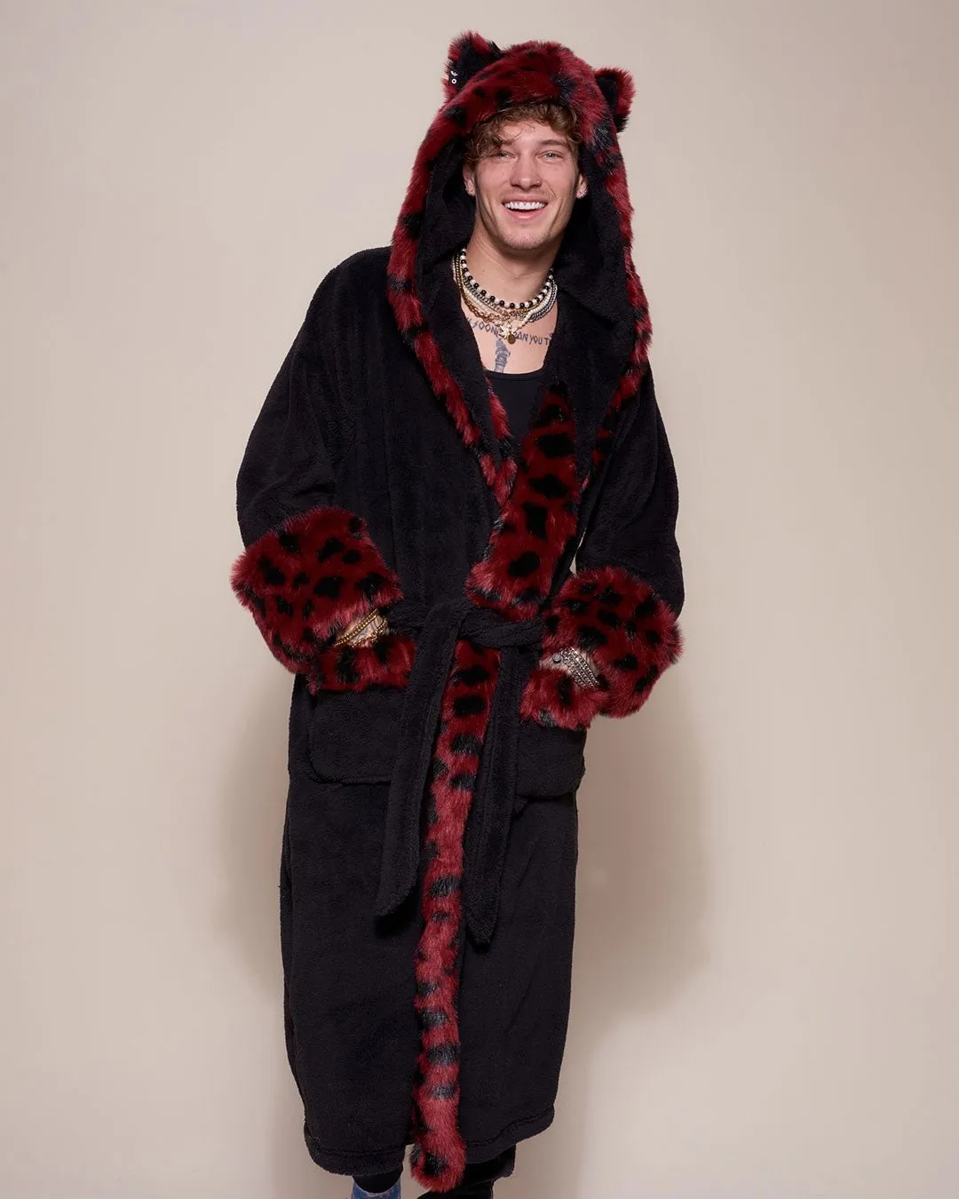 Wild Cat Classic Faux Fur Robe | Men's