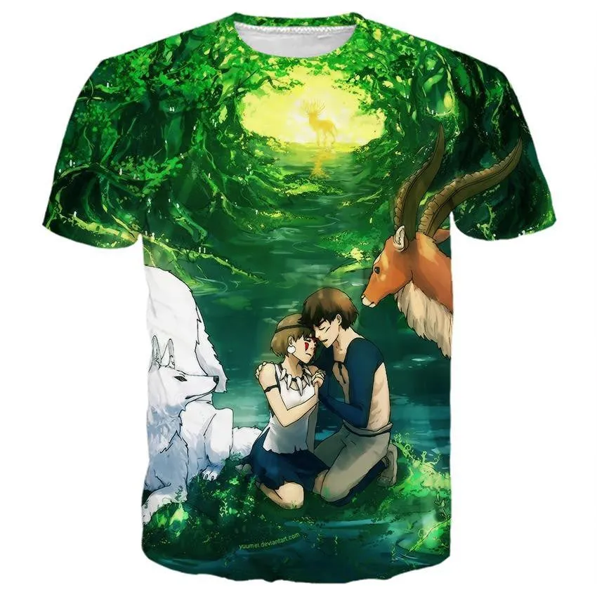 Yakul San Princess Mononoke - 3D Hoodie, T shirt, Sweatshirt, Tank Top