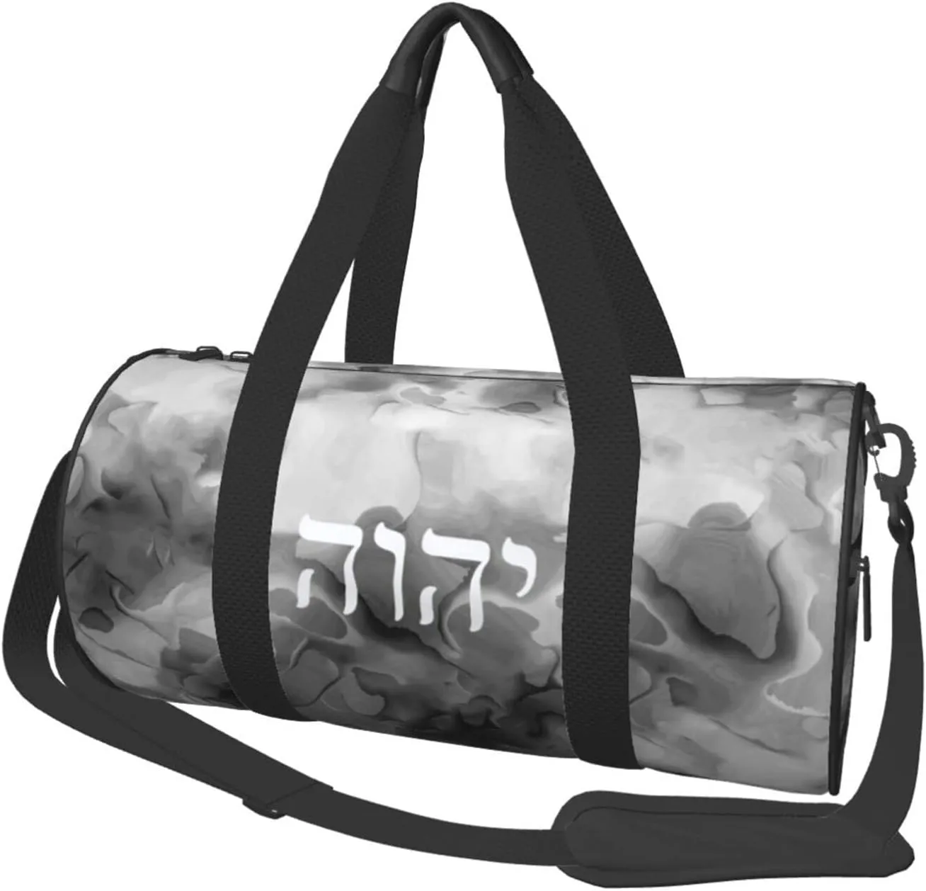 YHWH Convertible Garment Bag with Shoulder Strap, Carry on Garment Duffel Bag for Men Women - Rolling Foldable for Travel Luggage Bags (Black)